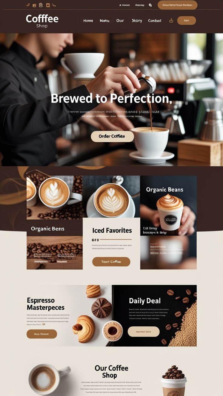 Artisan coffee minimalist